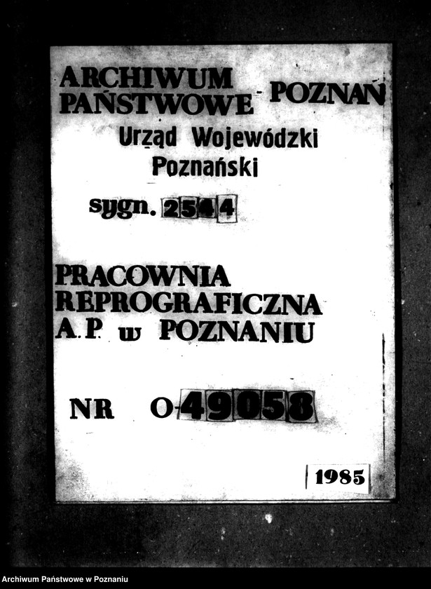 Obraz 1 z jednostki "Osada nr 16 w Kolnie powiatu międzychodzkiego Walenty Konieczny /osada parcelacyjna"