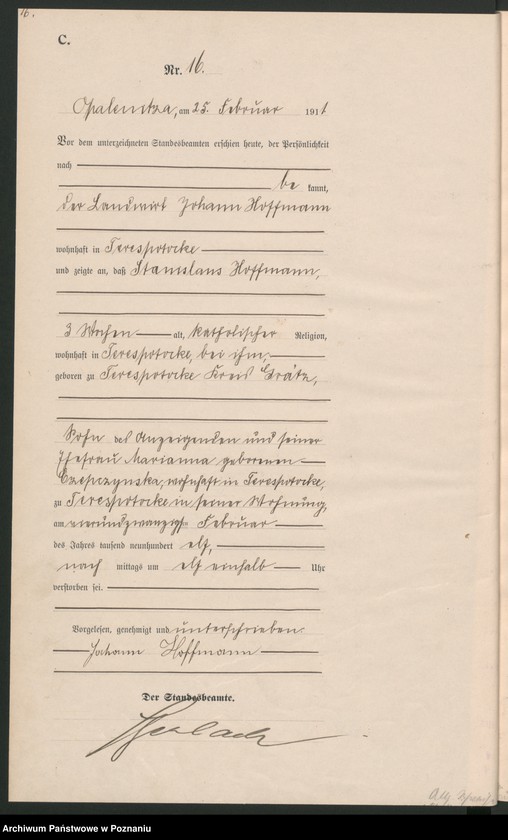 Obraz 19 z jednostki "Sterbe-Haupt-Register"