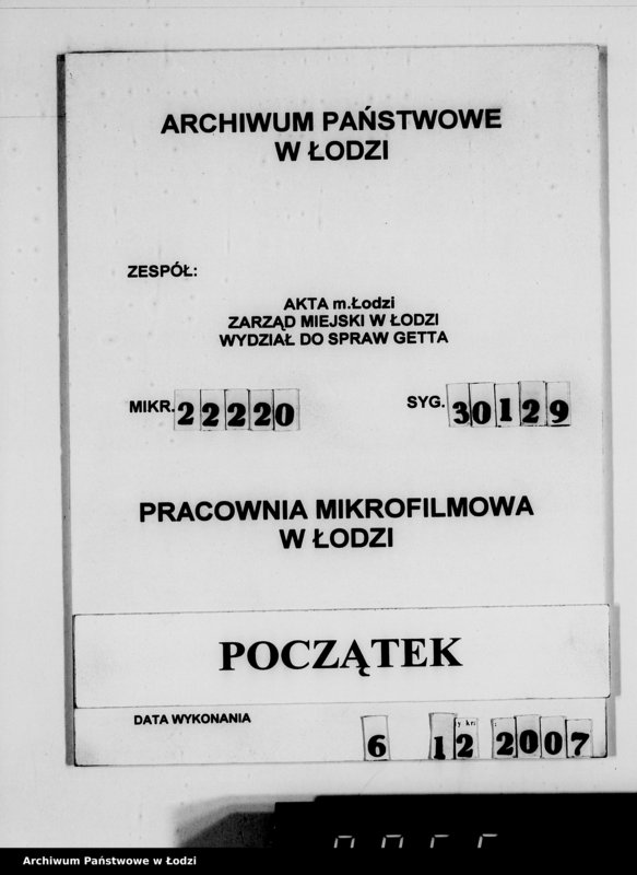 Obraz 1 z jednostki "Lebensmitteleinkauf. Aufträge, [Lieferscheinen und Rechnungen] 18111-18170"