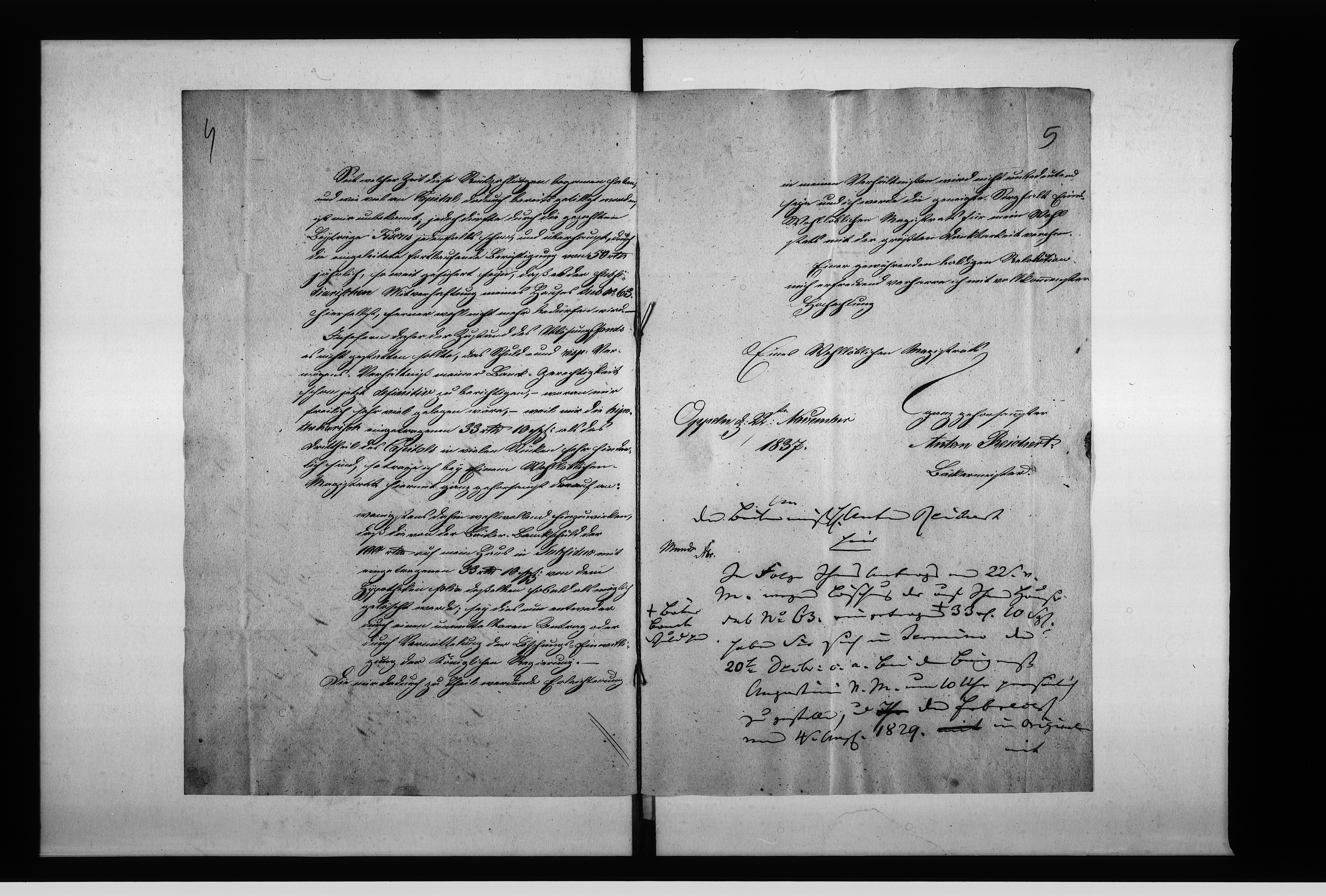 Obraz 8 z jednostki "Acta des Magistrats zu Oppeln betreffend: die Ablösung der Bäckerbankgerechtigkeit der Adalbert Reichertschen Erben sub Nro 9"