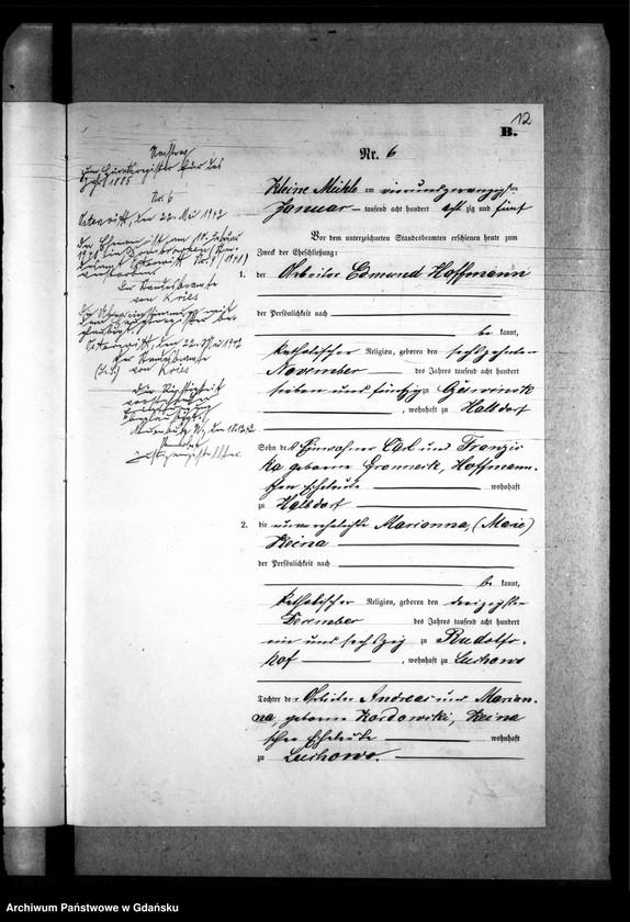 image.from.unit.number "Księga małżeństw"