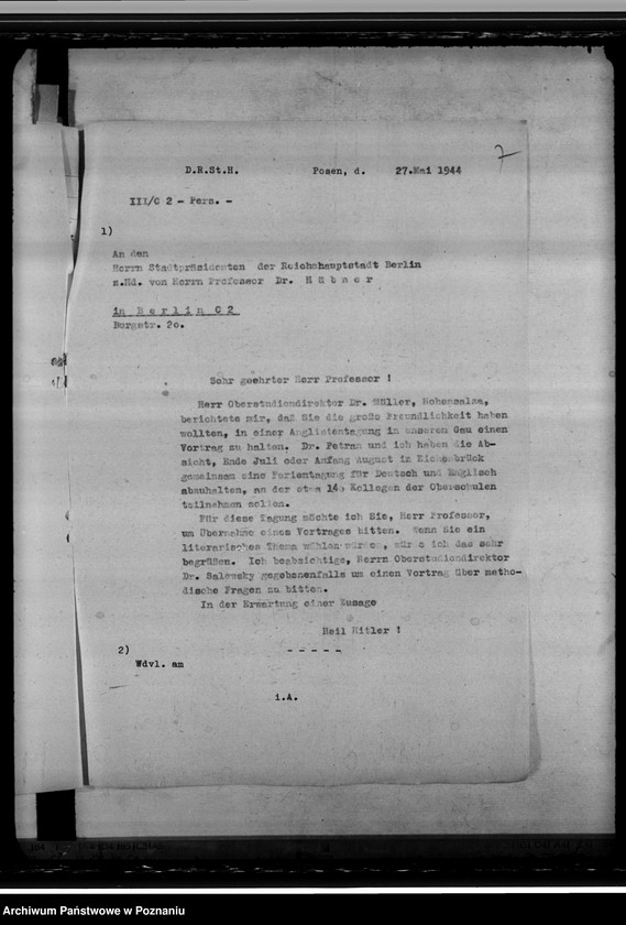 Obraz 11 z jednostki "Anglistentagung. Universitätswoche. Arbeitsgemeinschaften für Latin"