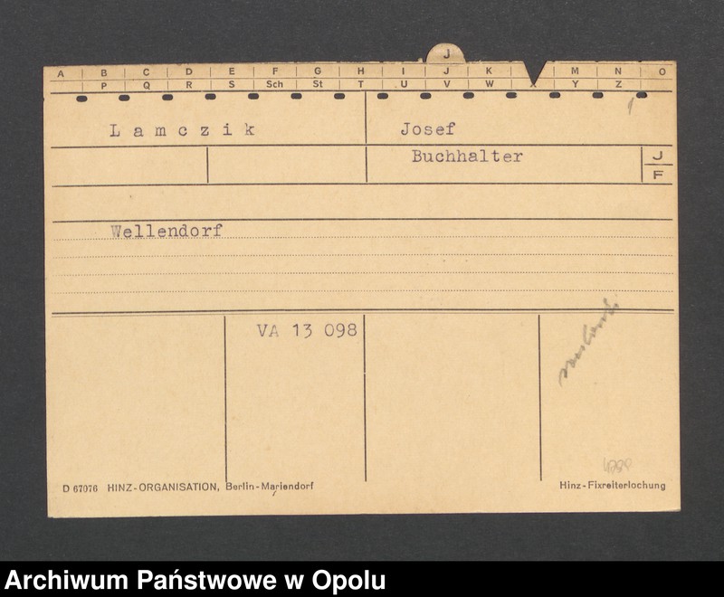 Obraz 3 z jednostki "[Lamczik Josef, Wellendorf]"