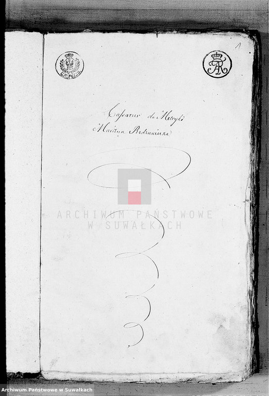 image.from.unit.number "Anexa do Ksiąg Zaślubionych Gminy Wieysieyskiej na Rok 1809"