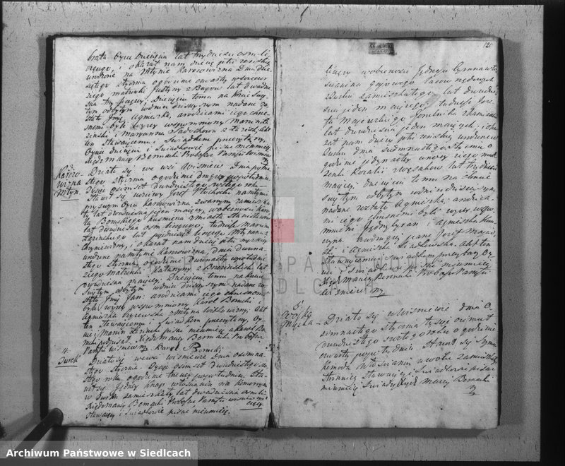 Obraz z jednostki "[Akta urodzeń, małżeństw, zgonów]"