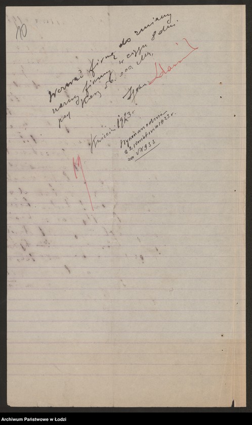 Obraz 12 z jednostki ""Fortuna"- Karol Kujawski, Stanisław Koperski i S-ka- biuro handlowo-komisowe oraz kupno i sprzedaż przetworów przemysłowych i ziemiopłodów"