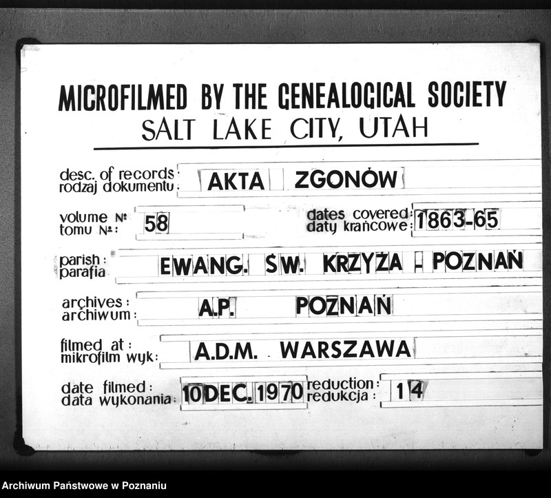 Obraz 1 z jednostki "Sterbenbuch"