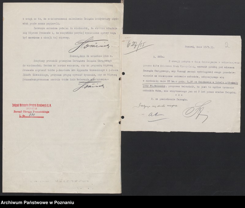 Obraz 5 z jednostki "Żabikowo - akta koła."