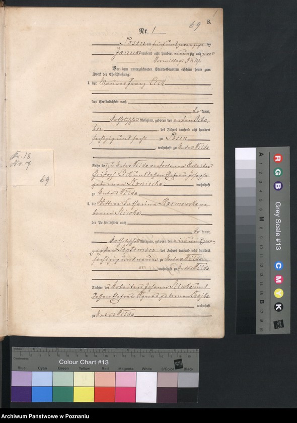 Obraz 3 z jednostki "Księga małżeństw"