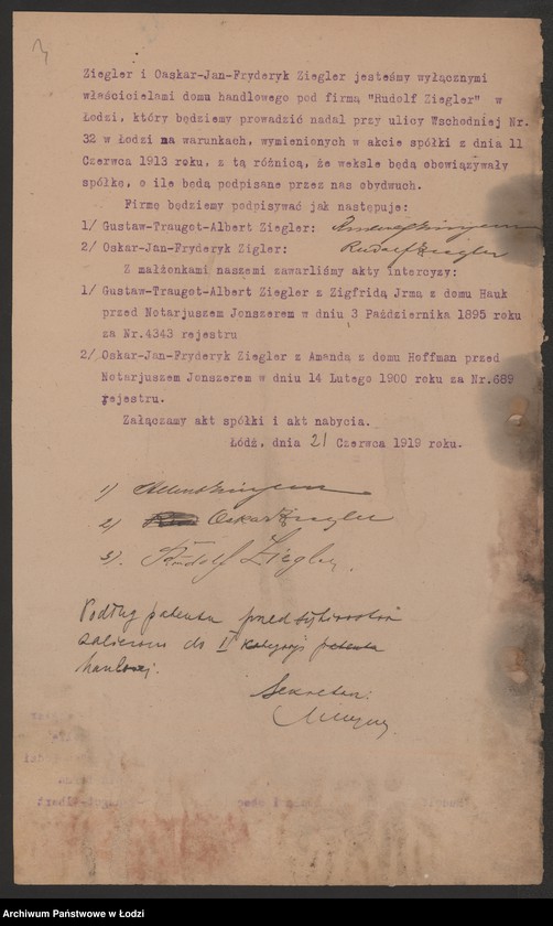 Obraz 5 z jednostki "Rudolf Ziegler – hurtowy handel artykułami chemicznymi i towarami kolonialnymi"
