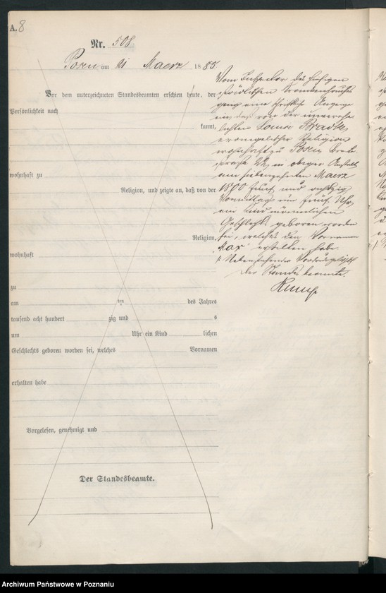 Obraz 11 z jednostki "Księga urodzeń t. II"