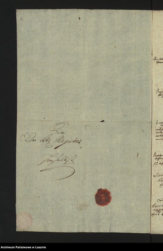 Obraz 9 z jednostki "[Akta in Bezug auf die von der Südpreussischen Provinzialzoll und Konsumtionssteuerdirektion in Posen an das allhiesige Zoll und Konsumtionssteueramt erlassene Zirkularverfügung]"