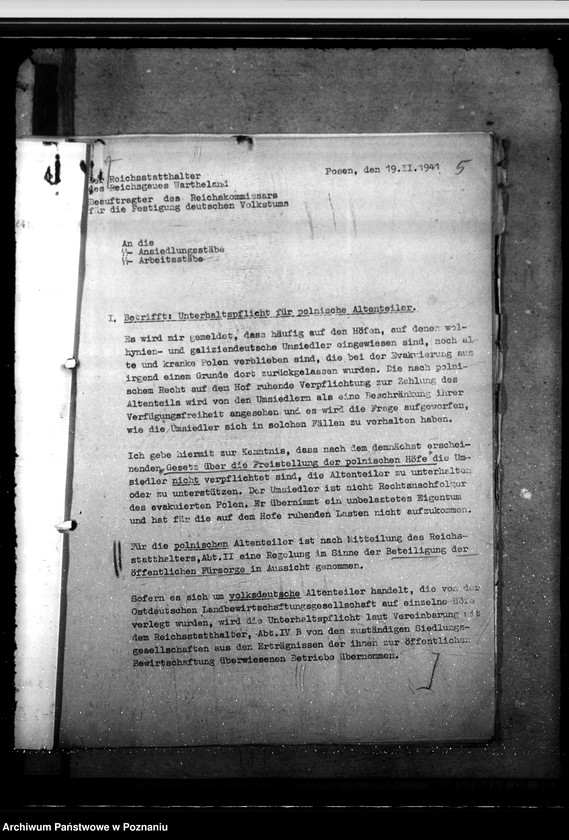 Obraz 9 z jednostki "Unterhaltspflicht für polnische ehemalige Altenteilberechtigte und polnische Landarbeiter"