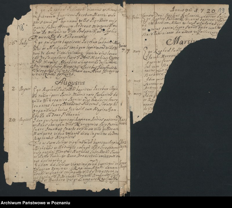 Obraz 11 z jednostki "Księga chrztów i małżeństw"