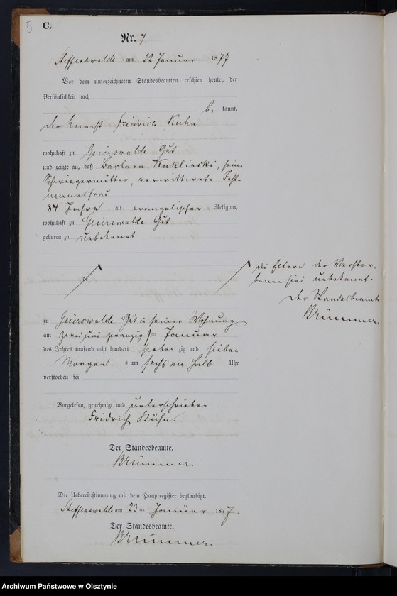 image.from.unit.number "Sterbe-Neben-Register Nr 1 - 57"