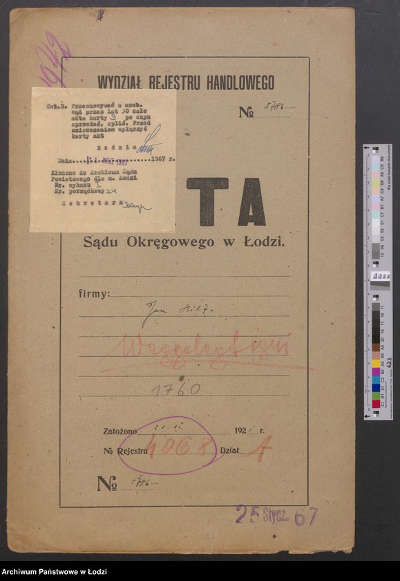 Obraz 2 z jednostki "Jan Hilt- prowadzenie cegielni"