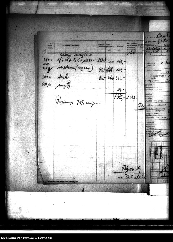 image.from.unit.number "/Oszacowanie budynków majątku Czołowo powiatu kaliskiego należących do Skarbu Państwa"