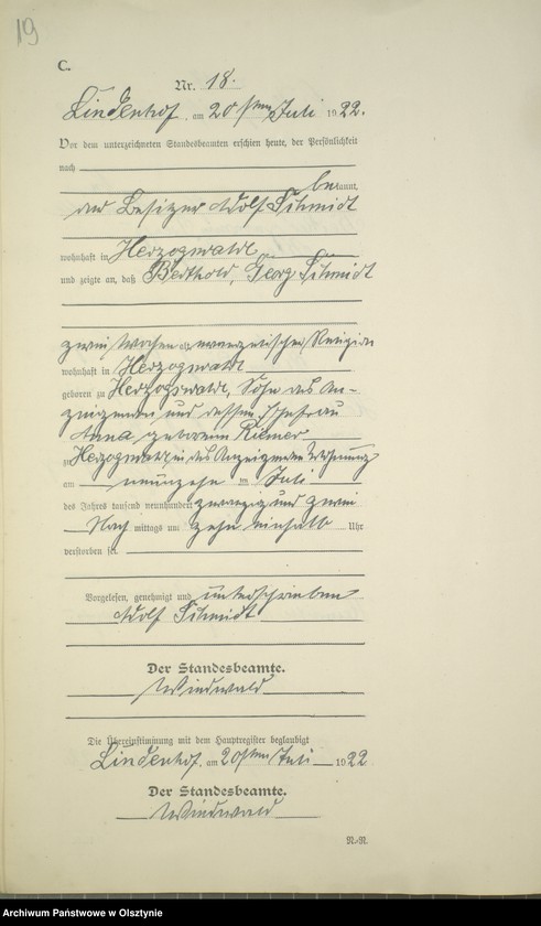 image.from.unit.number "Sterbe-Register /Neben-Register/ Nr 1 - 30"