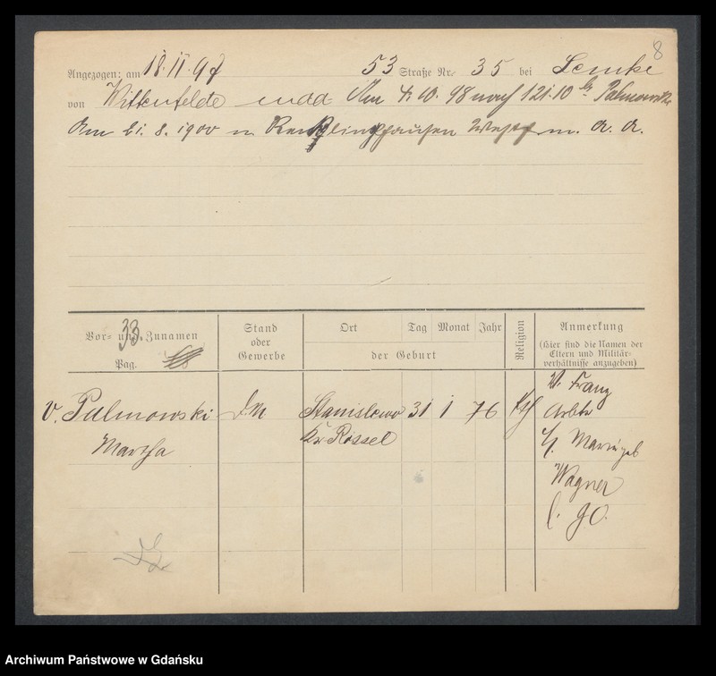 image.from.unit.number "Karty meldunkowe: Palmansky - Panwitz"