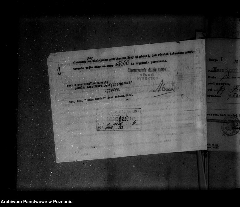 Obraz 6 z jednostki ""Huta miedzi" Towarzystwo Akcyjne Rudnicze powiat poznański nr porządkowy kotła 128"