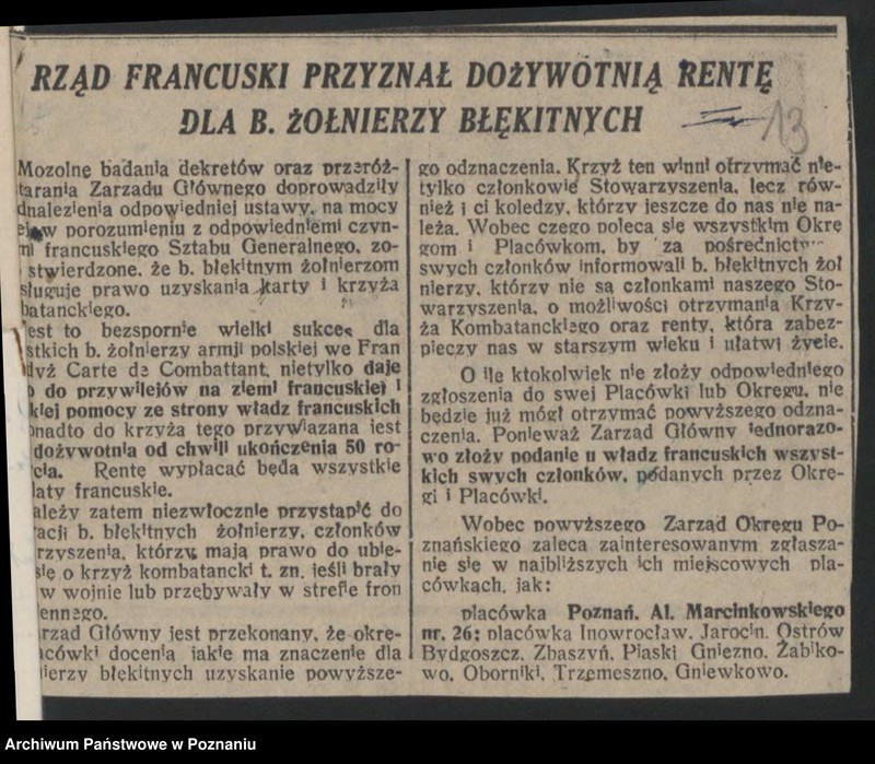 Obraz 19 z jednostki "Krzywin powiat Kościan."