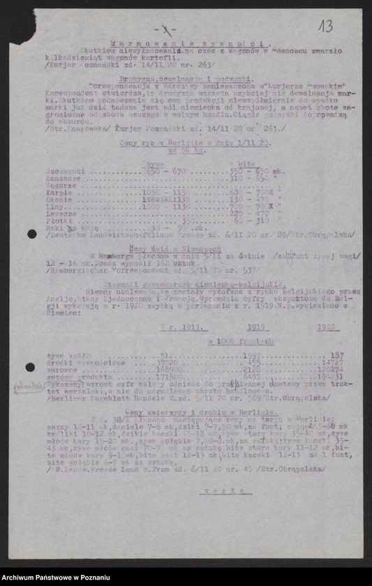 Obraz 15 z jednostki "[Przeglądy artykułów publikowanych w prasie światowej na tematy gospodarcze]"