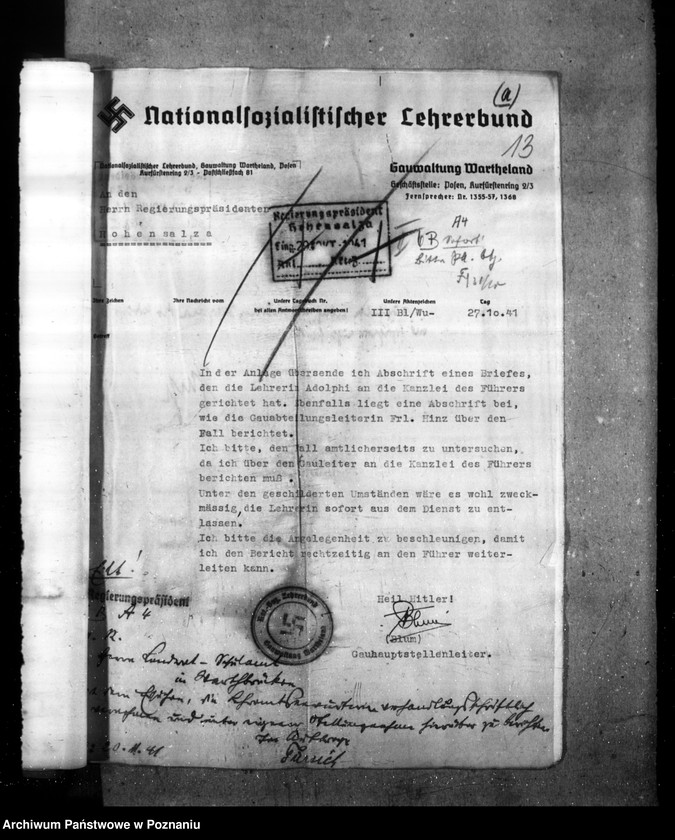 Obraz 17 z jednostki "Abordnung, Versetzung und Aufhebung der Abordnung der Lehrer"