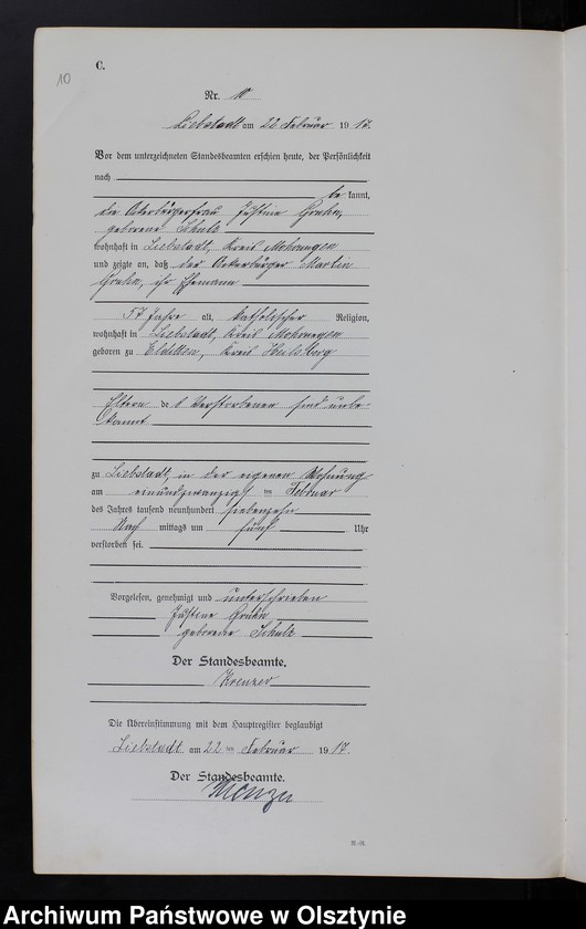 image.from.unit.number "Sterbe-Neben-Register Nr 1 - 58"