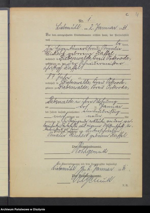 image.from.unit.number "Sterbe-Neben-Register Nr 1 - 32"