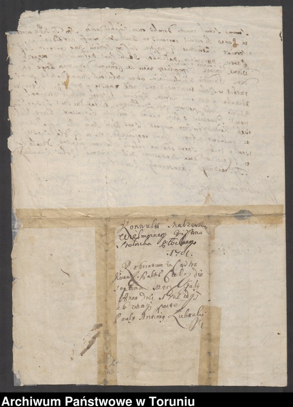 image.from.unit.number "[Walerian Kruszyński i Teresa z Konopackich. Umowy i intercyzy małżeńskie - również dzieci, testamenty obojga, korespondencja, pozwy, wyciągi z ksiąg sądowych, kopie przywilejów Jana III]"