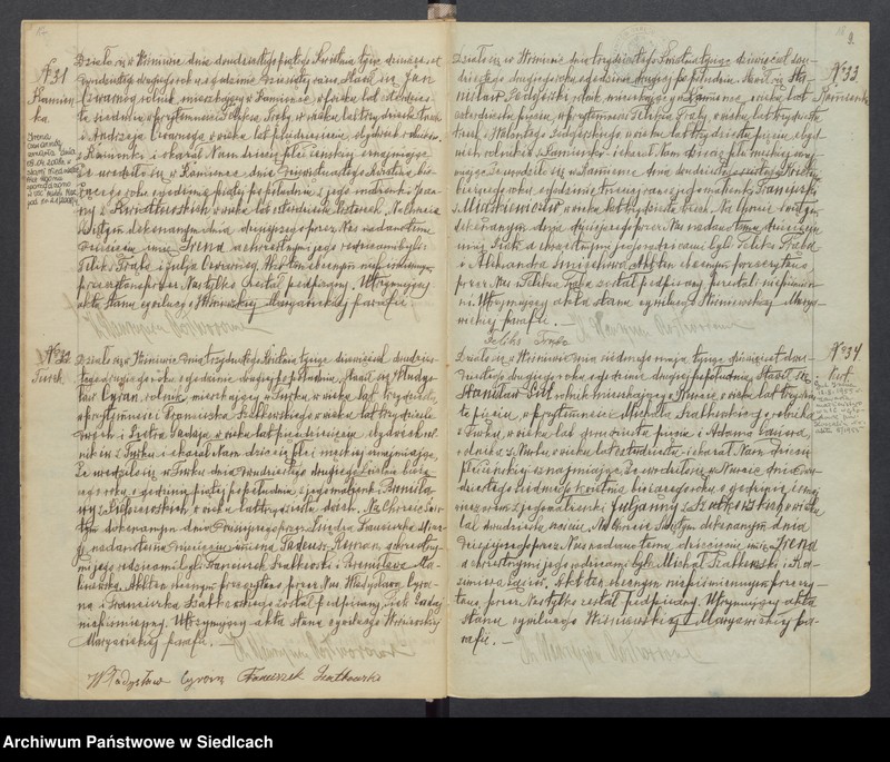 image.from.unit.number "Duplikat aktów stanu cywilnego [urodzonych, zaślubionych i zmarłych] Wiśniewskiej Maryawickiej parafii"