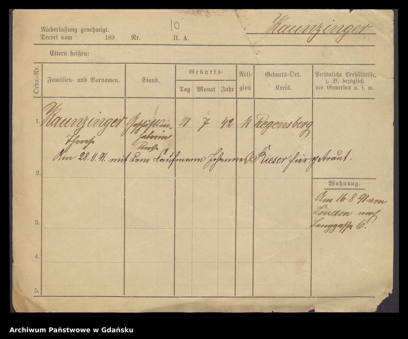 image.from.unit.number "Karty meldunkowe: Kaun - Kecker"