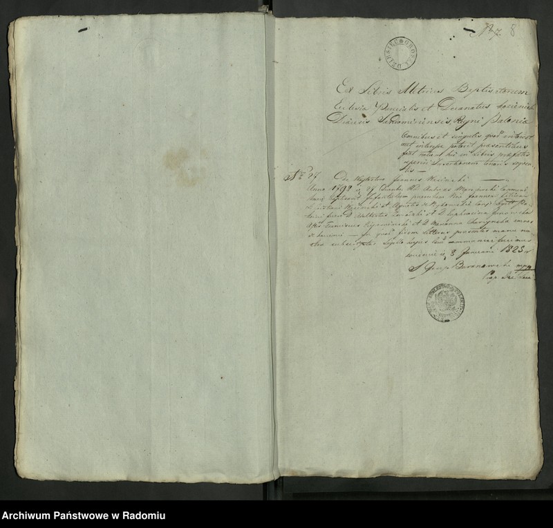 Obraz 10 z jednostki "Allegata z Roku 1825 z Parafii Kozienickiej do Akt Stanu Cywilnego Urodzenia, Zejścia i Zaślubienia"