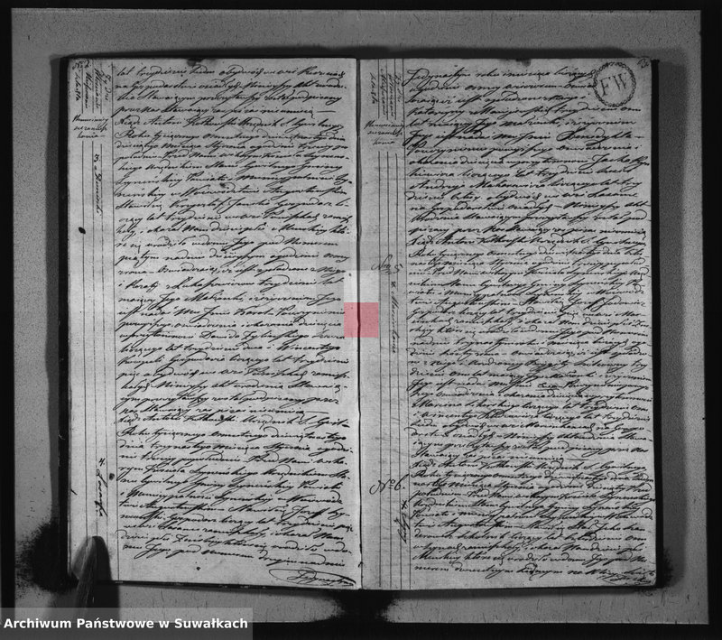 image.from.unit.number "Akta urodzonych stanu cywilnego gminy seyneńskiey od 1-go stycznia 1819 roku."