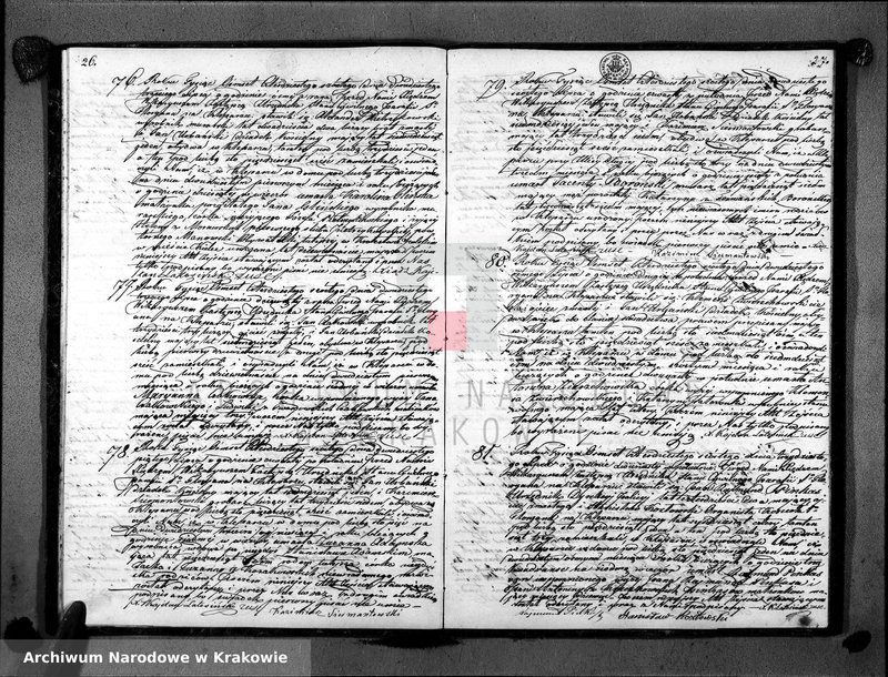 image.from.unit.number "Księga Aktów Zejścia dla Parafii So. Floryana na Kleparzu na rok 1846 sporządzona"