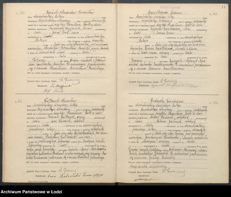 Obraz 19 z jednostki "Akta zgonów"