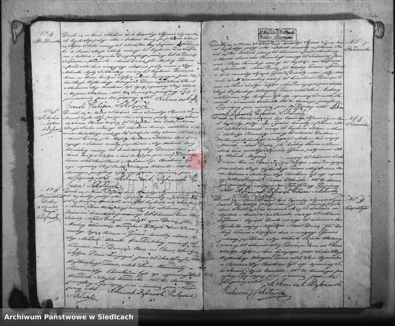 Obraz z jednostki "[Akta urodzeń, małżeństw, zgonów]"