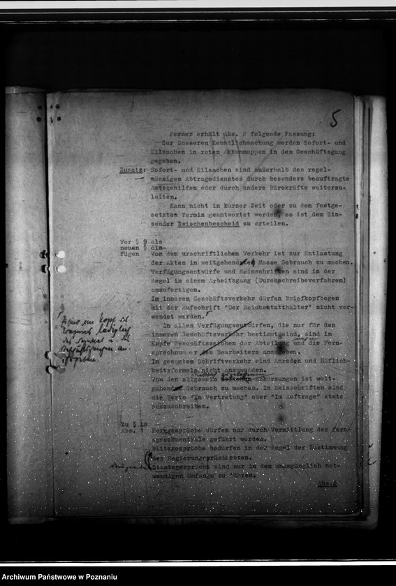Obraz 9 z jednostki "Dienst- und Geschäftsordnung - allgemein"