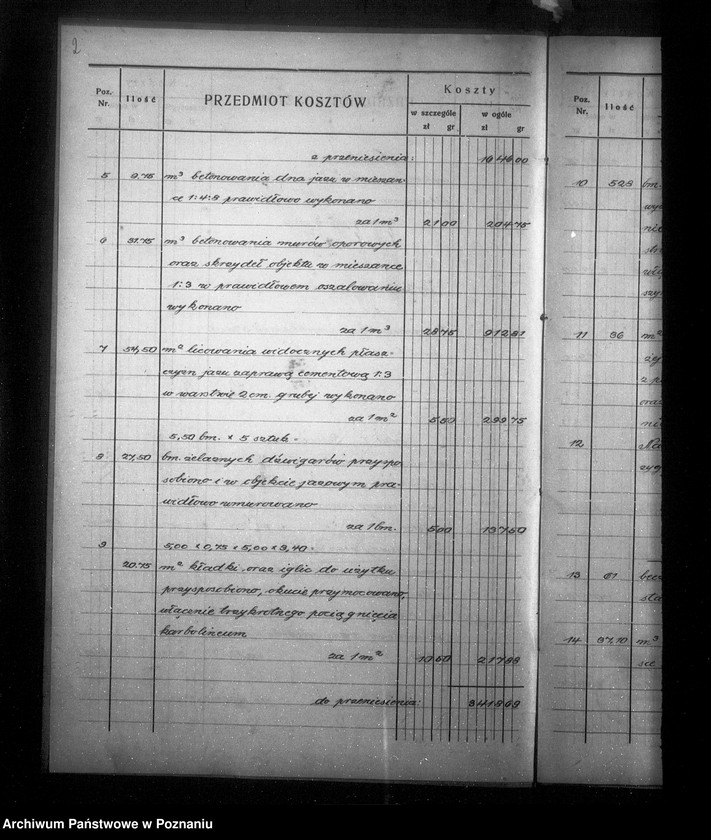 Obraz 6 z jednostki "Podkładki techniczne budowy jazów betonowych Spółki Regulacji Dojcy powiat wolsztyński"