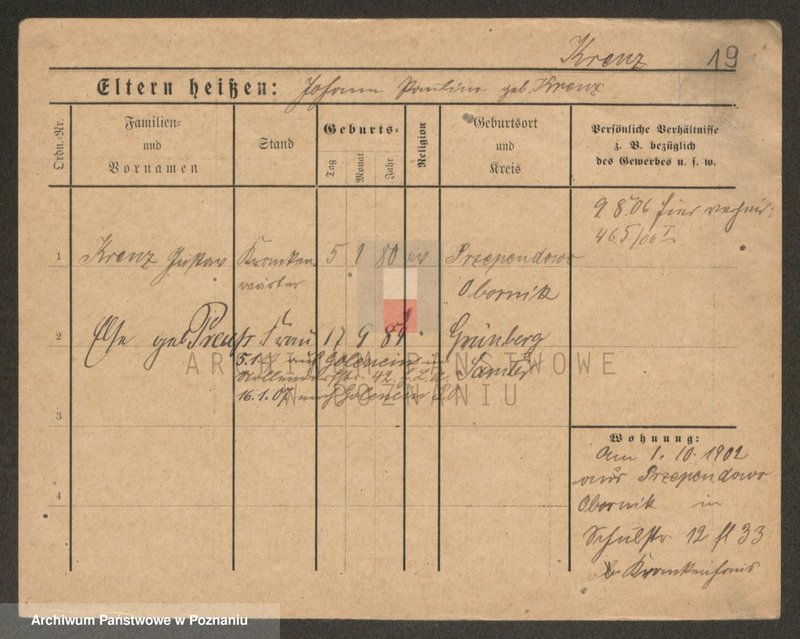 Obraz 19 z jednostki "Krenc - Krężelewski"