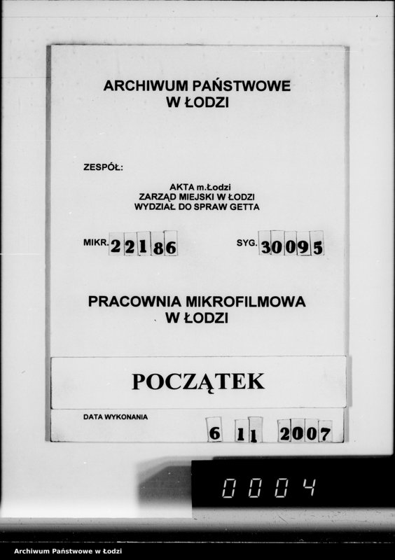 Obraz 1 z jednostki "Aufträge [Lieferscheinen und Rechnungen] 13800-13850.[i od 14351 do 14370]. [Dostawa artykułów pierwszej potrzeby do Getta]"