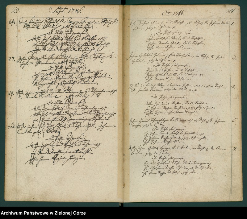 image.from.unit.number "Taufbuch bei der Stadt und Pfarrkirche Guben anfangen 1786-1801"