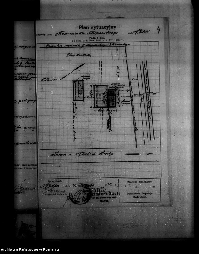 Obraz 8 z jednostki "Zatwierdzenie projektu zakładu przemysłowego /urządzenia kotłowni przy tartaku nr 489/ Fr. Koperskiego w Nekli powiat średzki/"