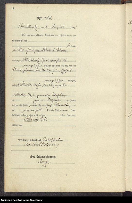 image.from.unit.number "Księga urodzeń USC Świdnica (Schweidnitz) 1895 t. 02"