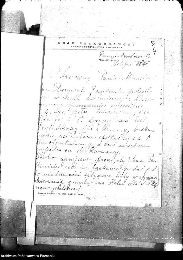 Obraz 8 z jednostki "Opcje, sprawy kolonizacyjne, przewłaszczenia, eksmisje kolonistów [organizacyjne i parcelacyjne]"