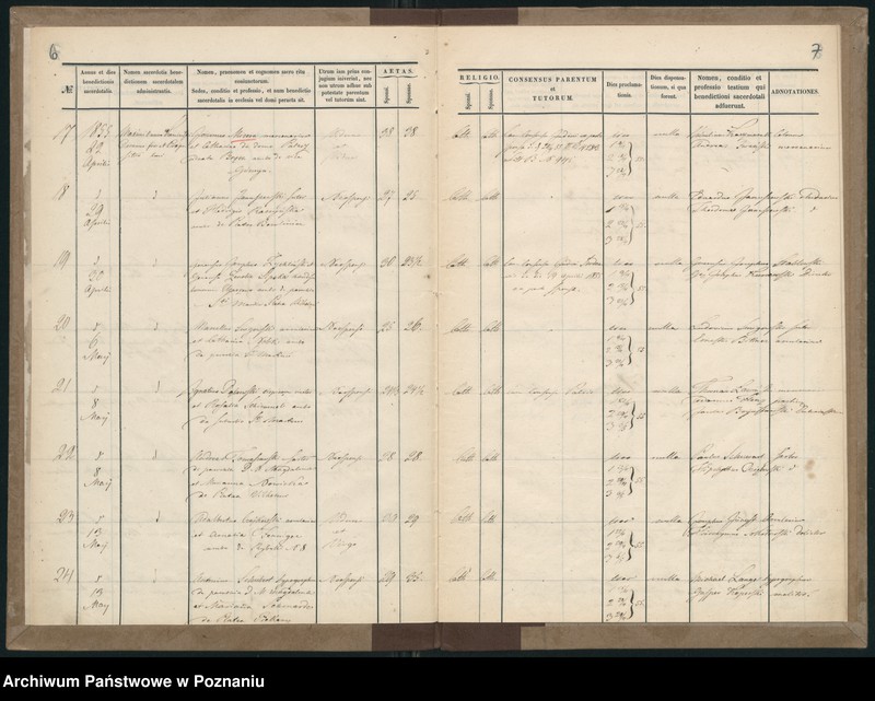 Obraz 6 z jednostki "Księga małżeństw"