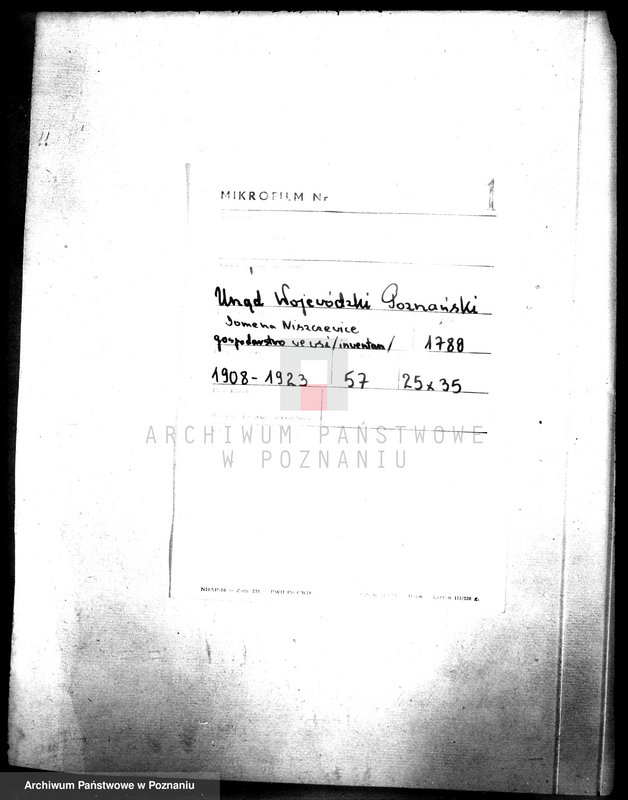 Obraz 2 z jednostki "Domena Niszczewice gospodarstwo we wsi /inwentarz/"