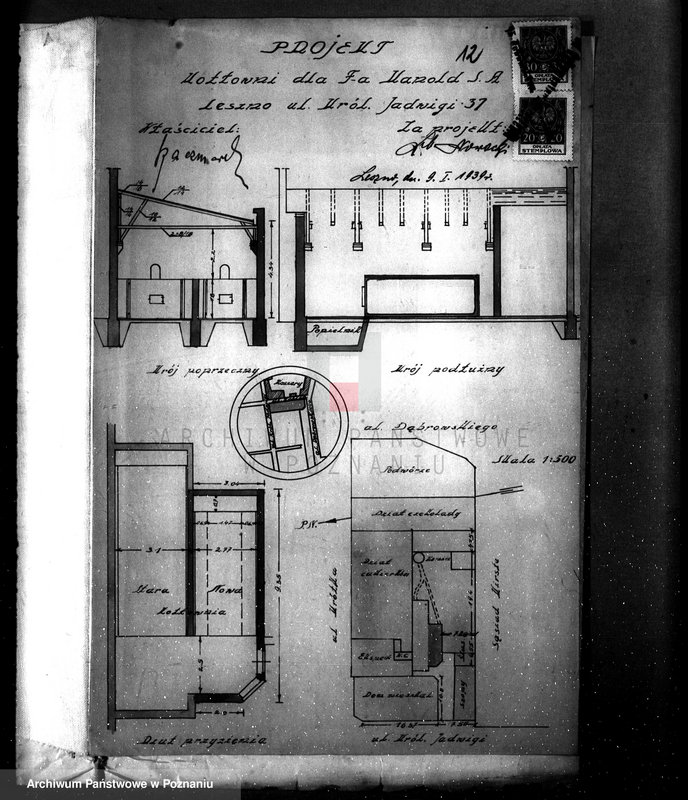Obraz 17 z jednostki "Zatwierdzenie zakładu przemysłowego /fabryki cukierków "Kanold" w Lesznie"