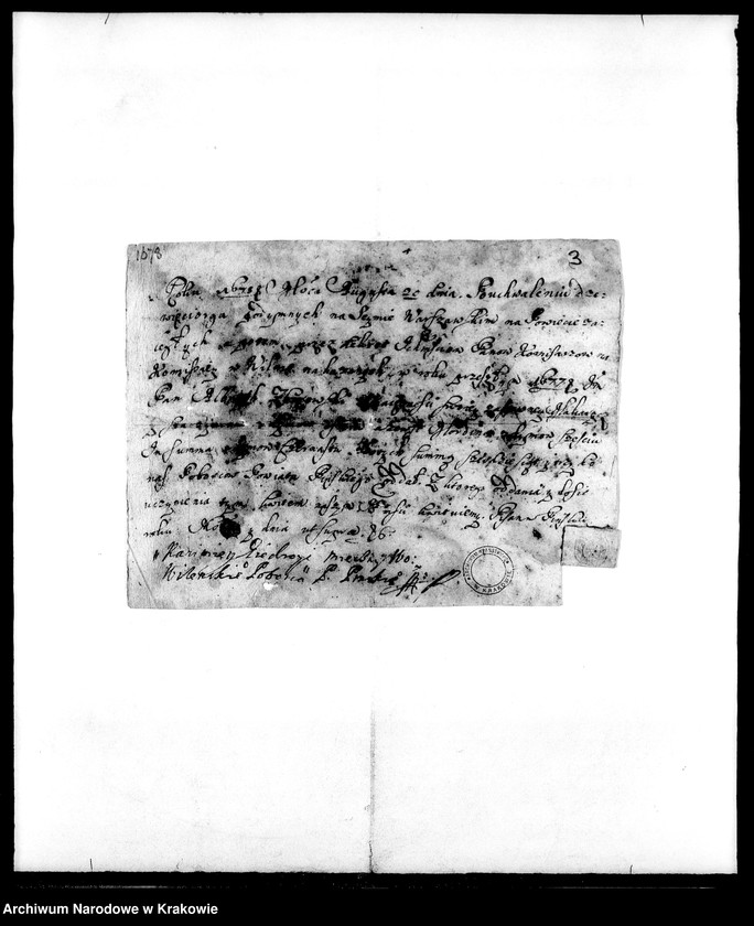 Obraz 5 z jednostki "Dobra obce: Mordwin i Makarycze w pow. pińskim w zastawie u Jerzego K. Chodkiewicza oraz zastawa dóbr Torczyce w woj. nowogrodzkim. M.in. dwa inwentarze dóbr Makarycze z 1680 i 1683 r.; kwit podymnego z 1678 r."