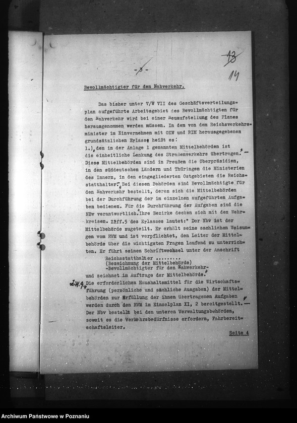 Obraz 18 z jednostki "Plany pracy komórek organizacyjnych urzędu namiestnika zebrane dla ustalenia podziału czynności"